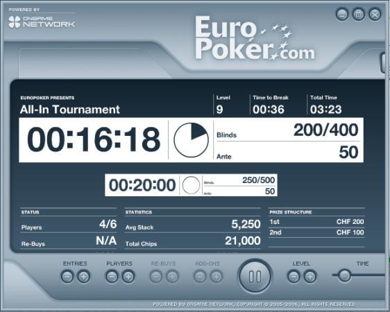 Poker timer software, free download